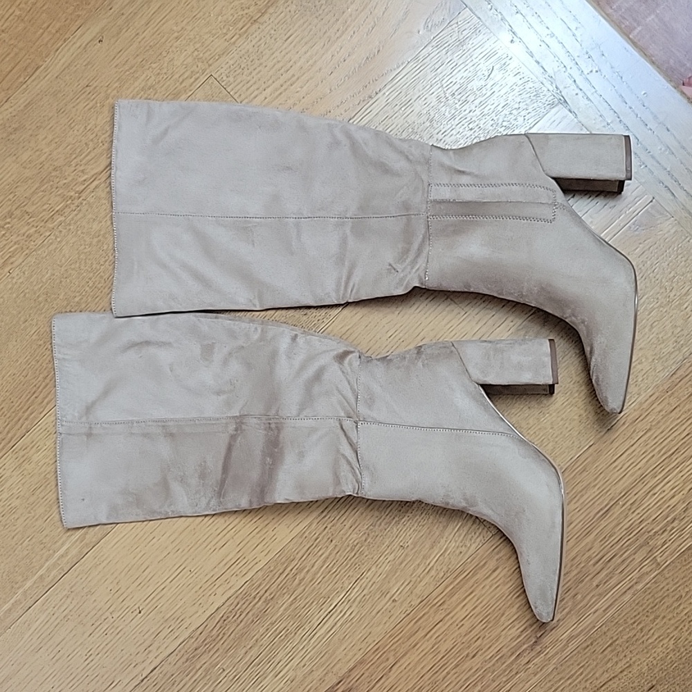Faux Suede Boots